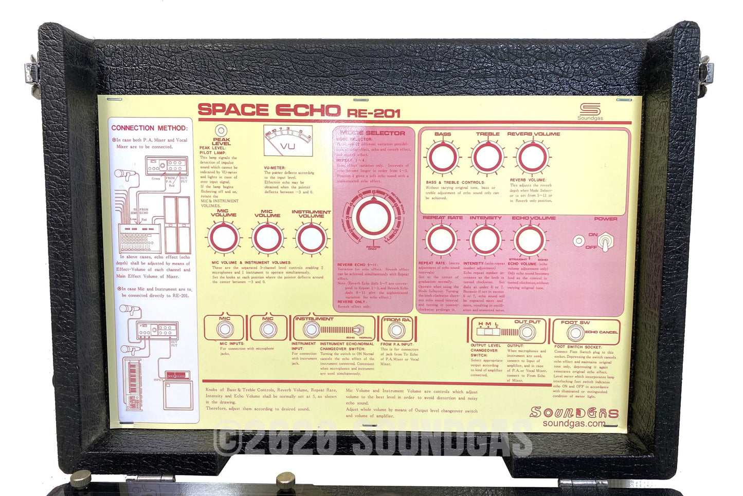 Roland RE-201 Space Echo - Early Preamps