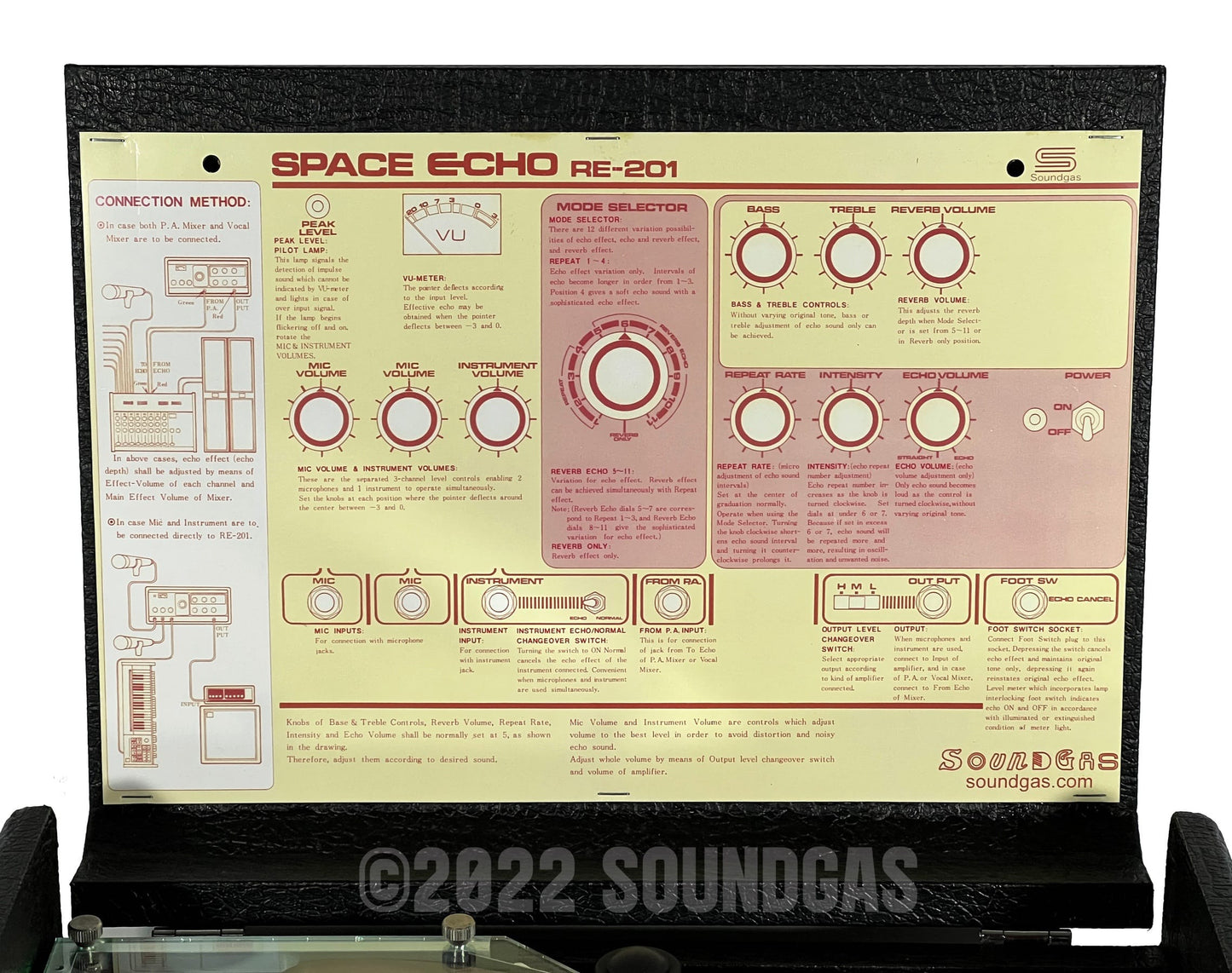 Roland RE-201 Space Echo, Early Preamp Mod