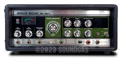 Roland RE-201 Space Echo, Early Preamp Mod, Zero Head Gain