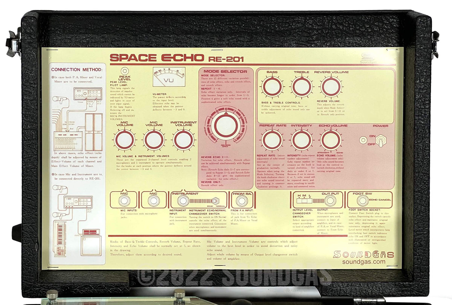 Roland RE-201 Space Echo - Zero Head Gain