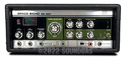 Roland RE-201 Space Echo, Early Preamp Mod, Zero Head Gain