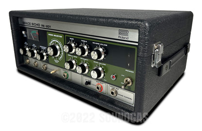 Roland RE-201 Space Echo, Early Preamp Mod, Zero Head Gain