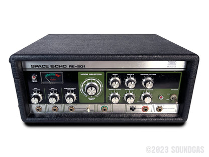 Roland RE-201 Space Echo, Early Preamp Mod, Zero Head Gain