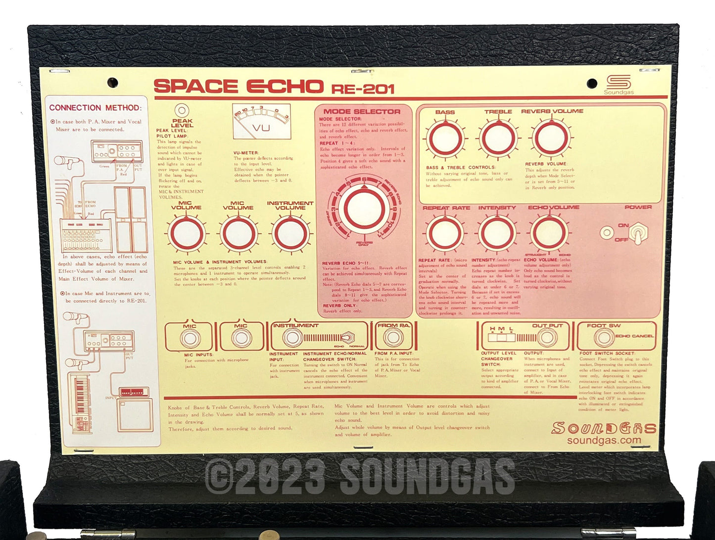 Roland RE-201 Space Echo - Zero Head Gain