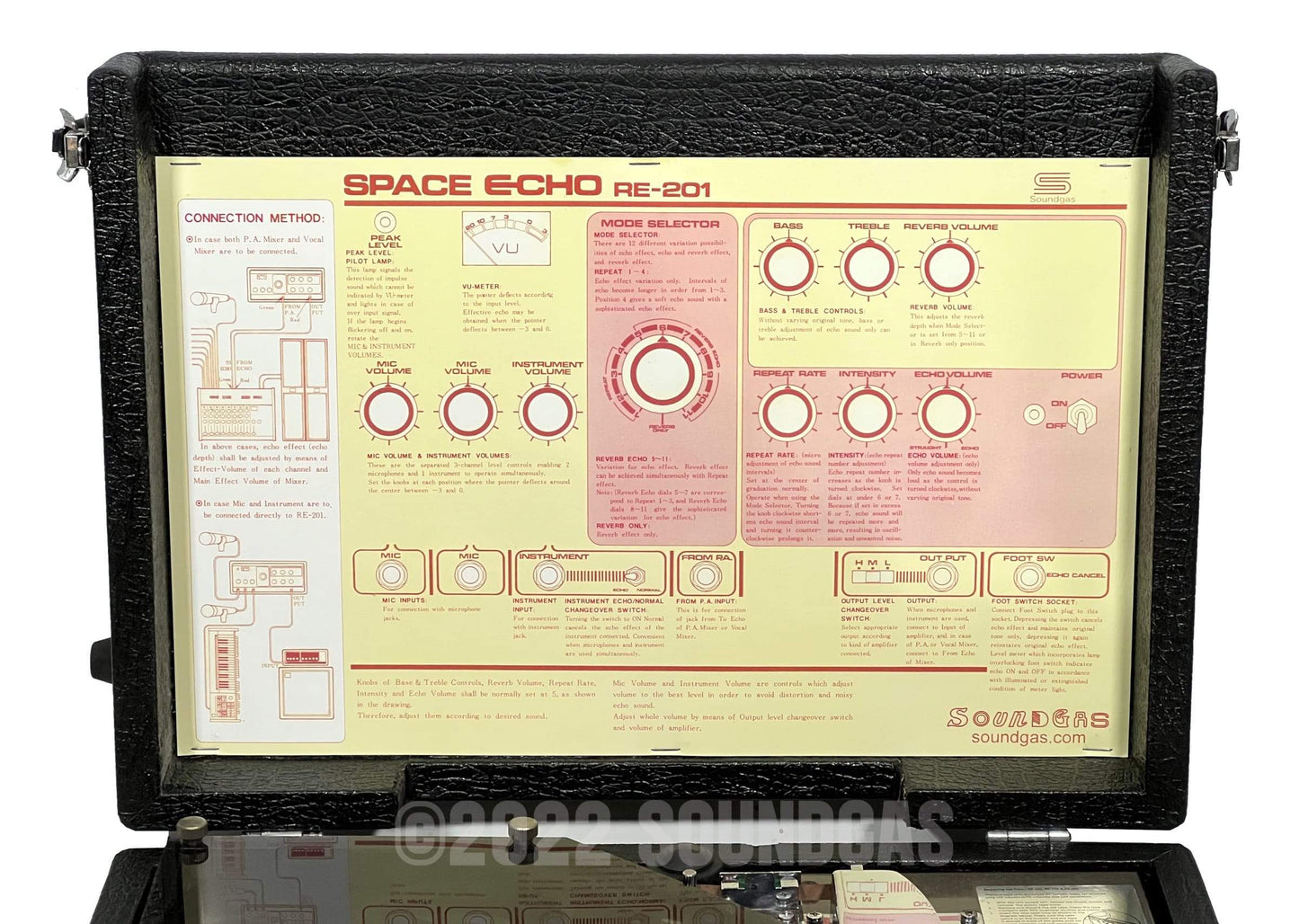 Roland RE-201 Space Echo, Early Preamp Mod