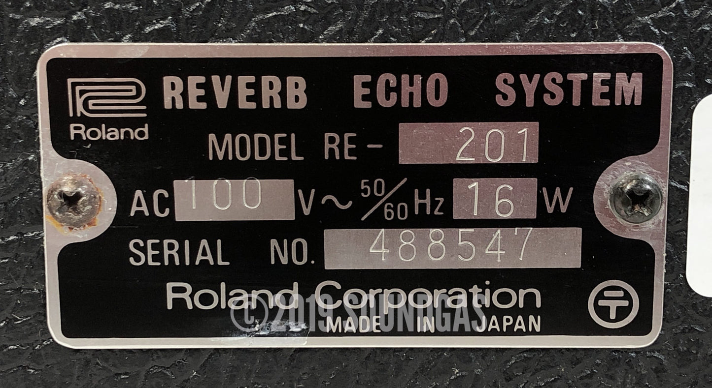 Roland RE-201 Space Echo - Early Preamps