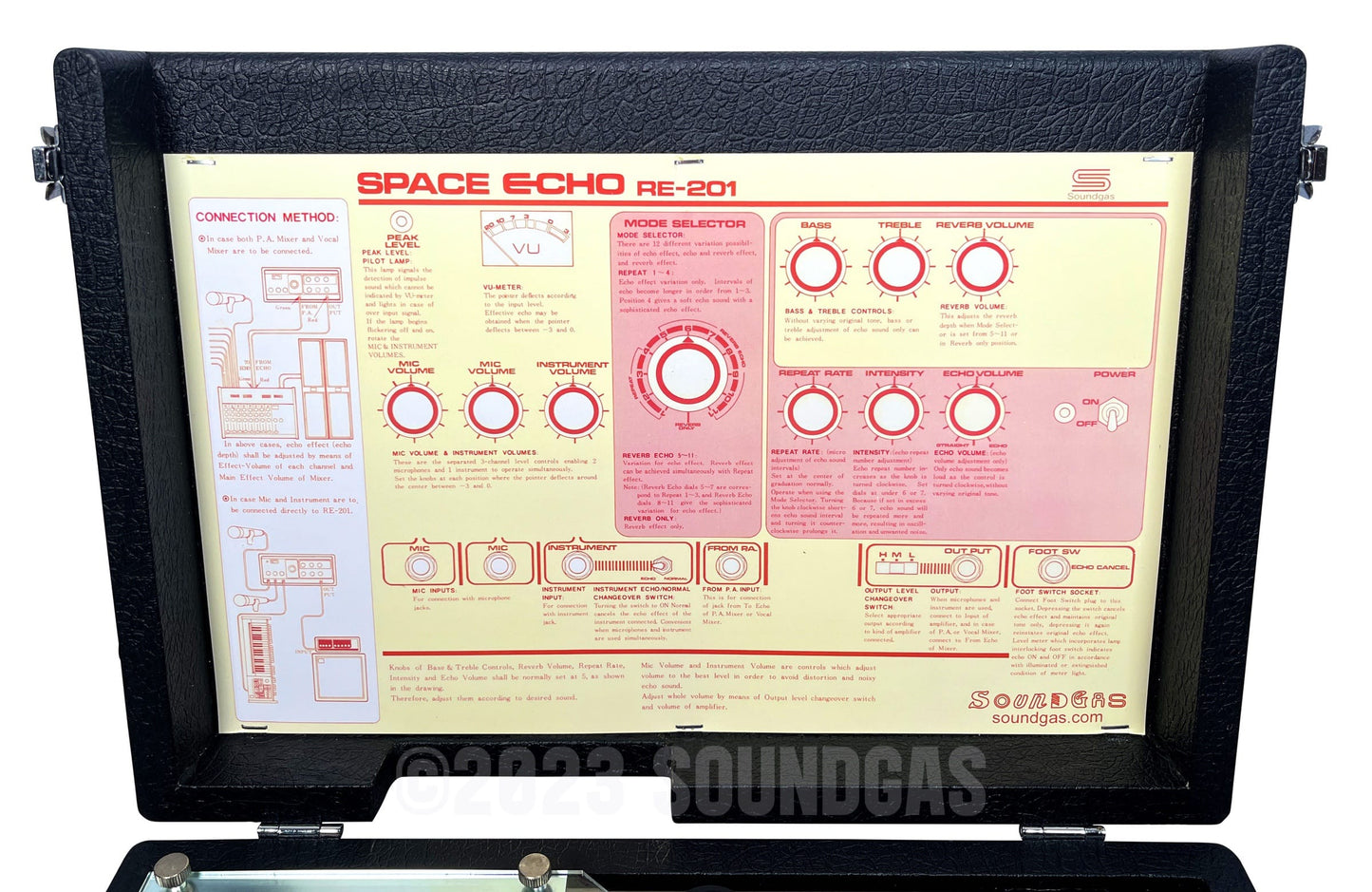 Roland RE-201 Space Echo, Early Preamps - Near Mint