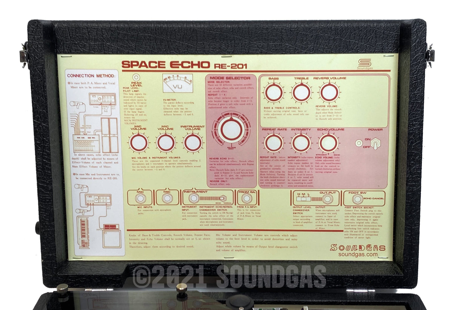 Roland RE-201 Space Echo, Early Preamps, Near Mint