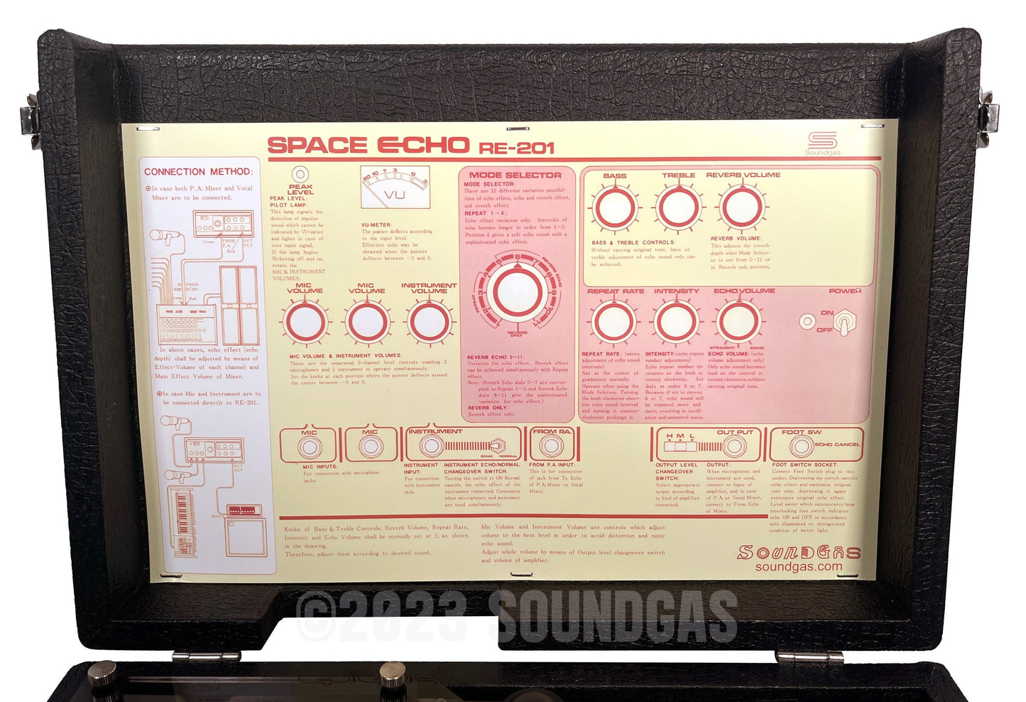 Roland RE-201 Space Echo - Zero Head Gain