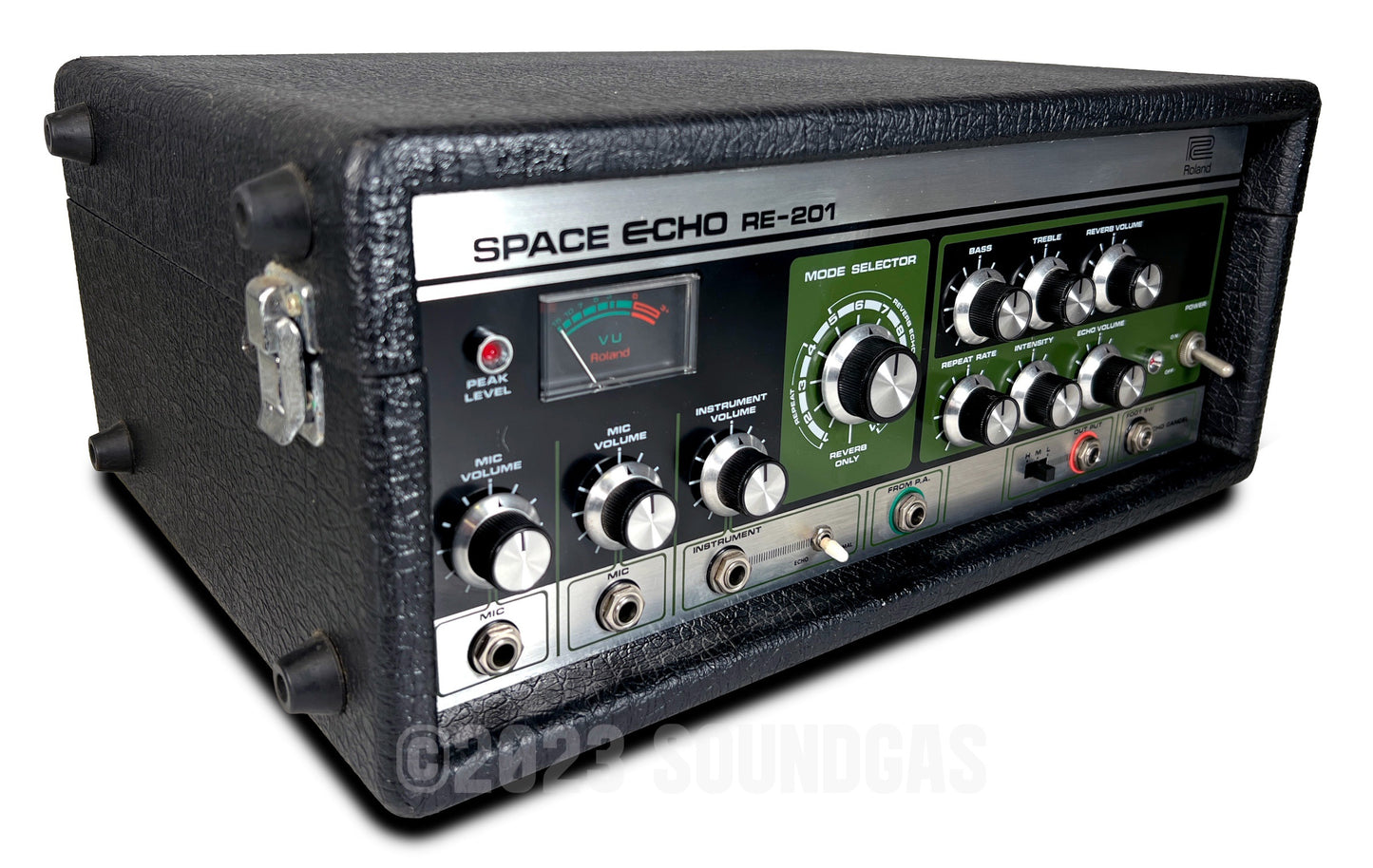 Roland RE-201 Space Echo, Early Preamp Mod, Zero Head Gain