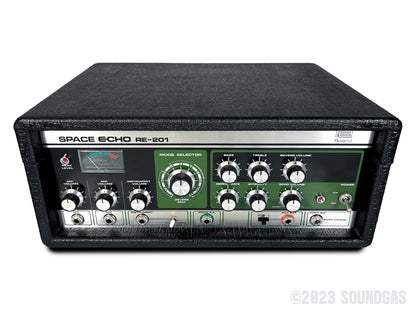 Roland RE-201 Space Echo, Early Preamp Mod, Zero Head Gain