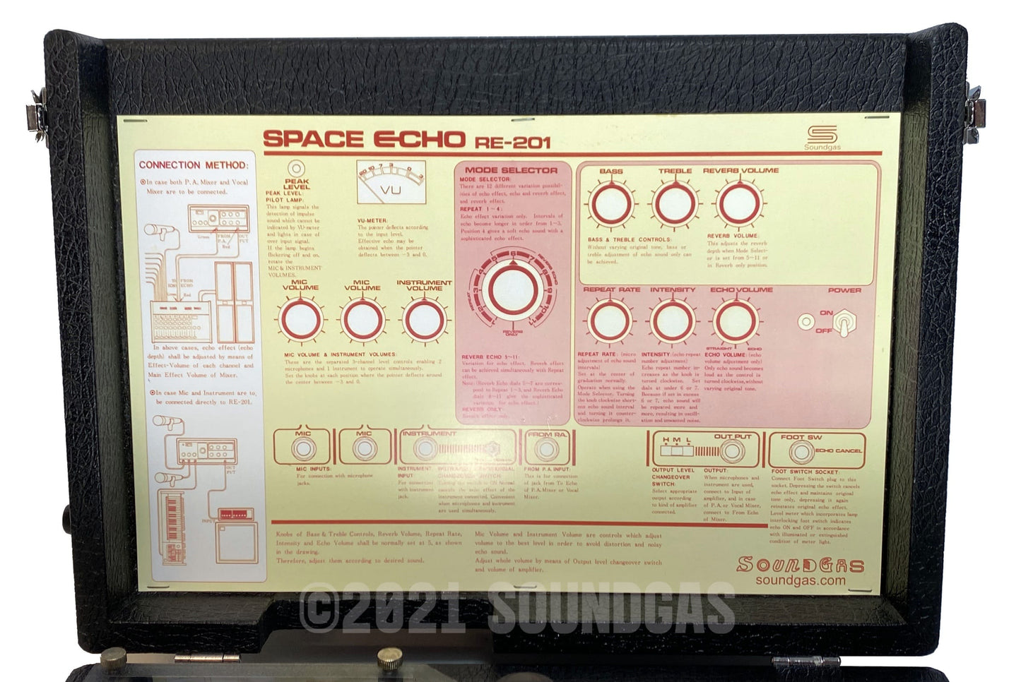 Roland RE-201 Space Echo - Zero Head Gain