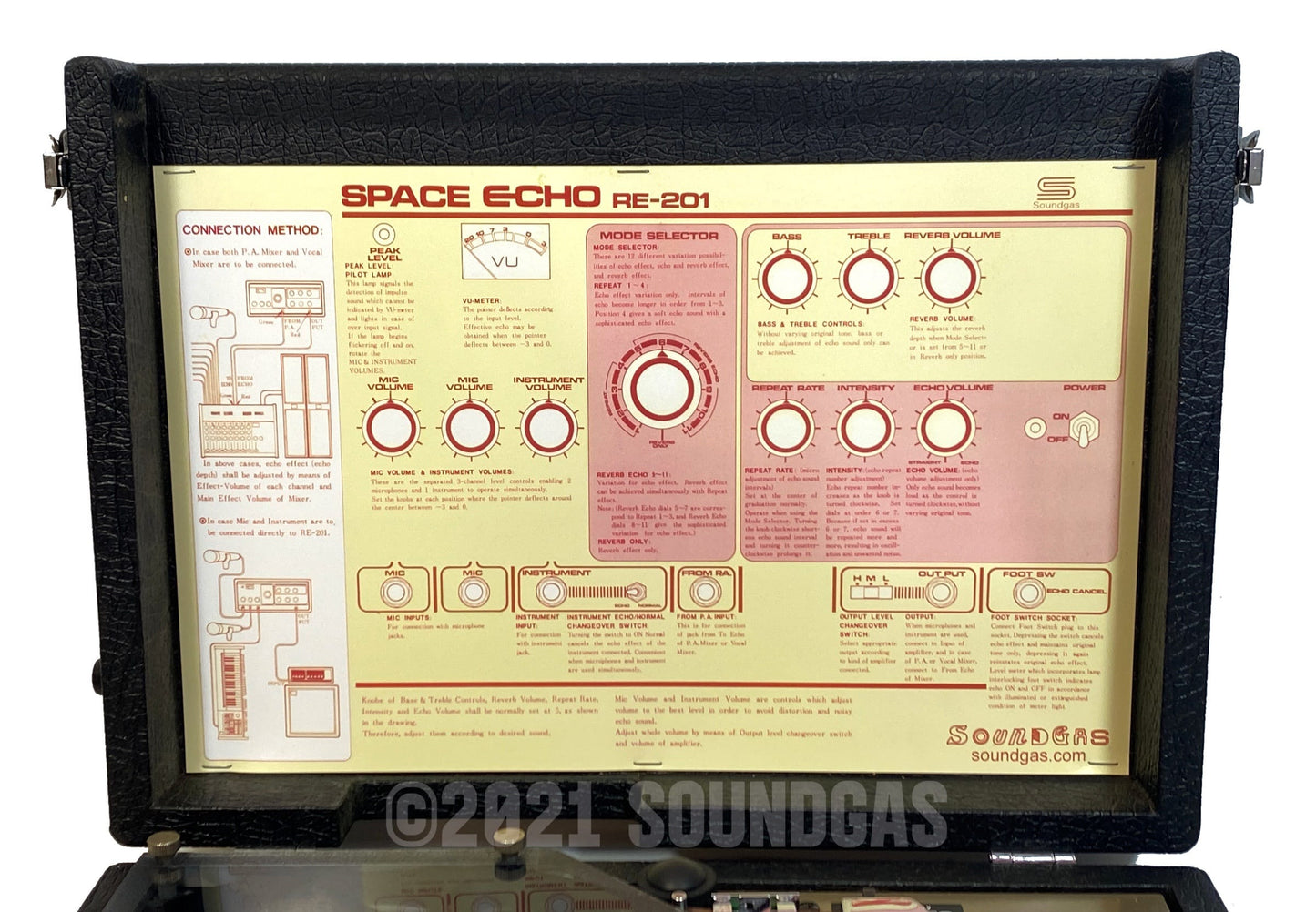 Roland RE-201 Space Echo, Early Preamp Mod