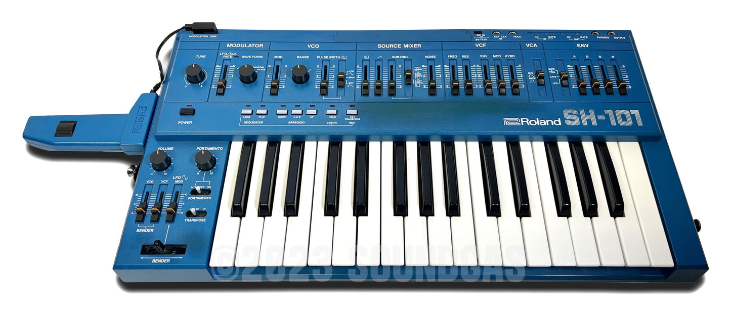 Roland SH-101 - Blue, Mod Grip