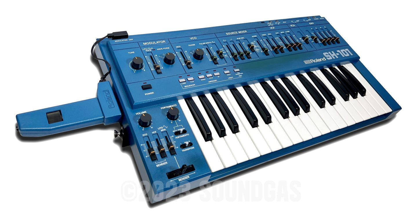 Roland SH-101 - Blue, Mod Grip