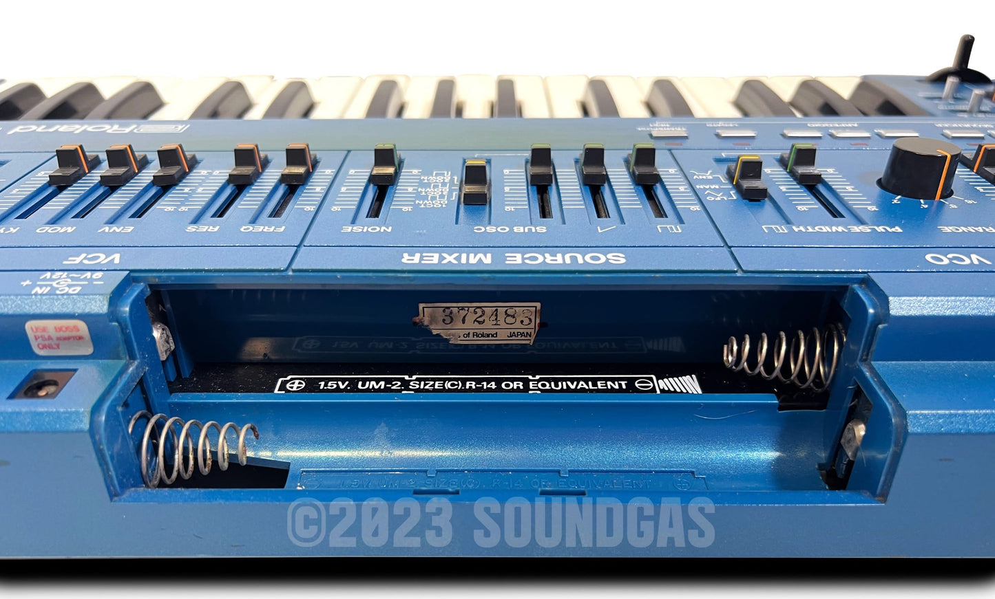 Roland SH-101 - Blue, Mod Grip