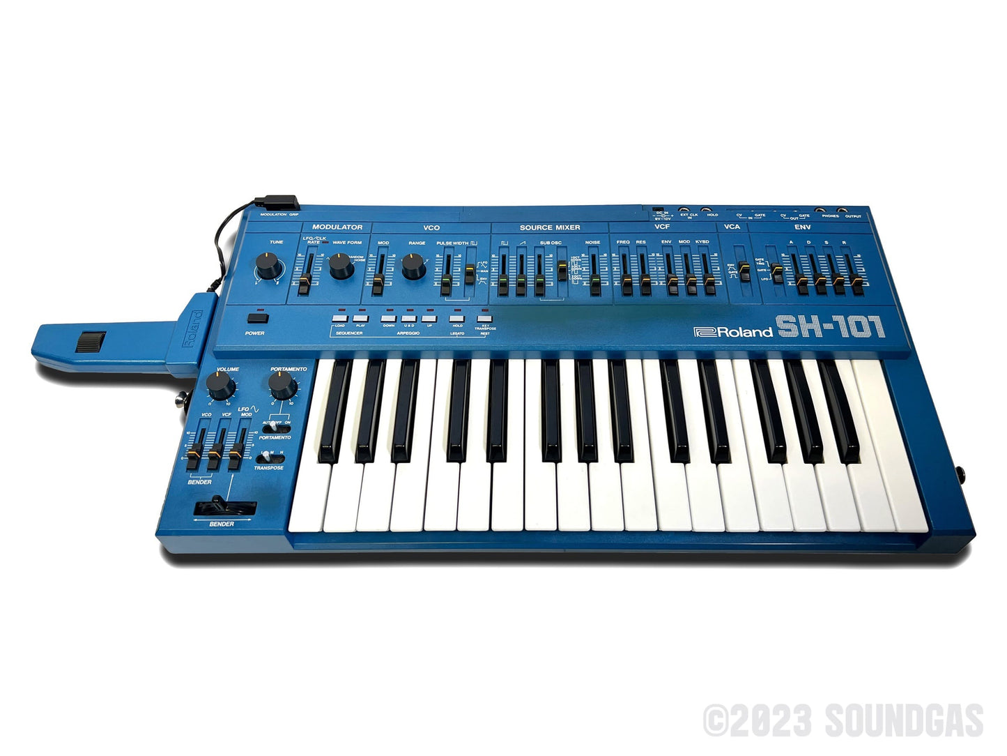 Roland SH-101 - Blue, Mod Grip