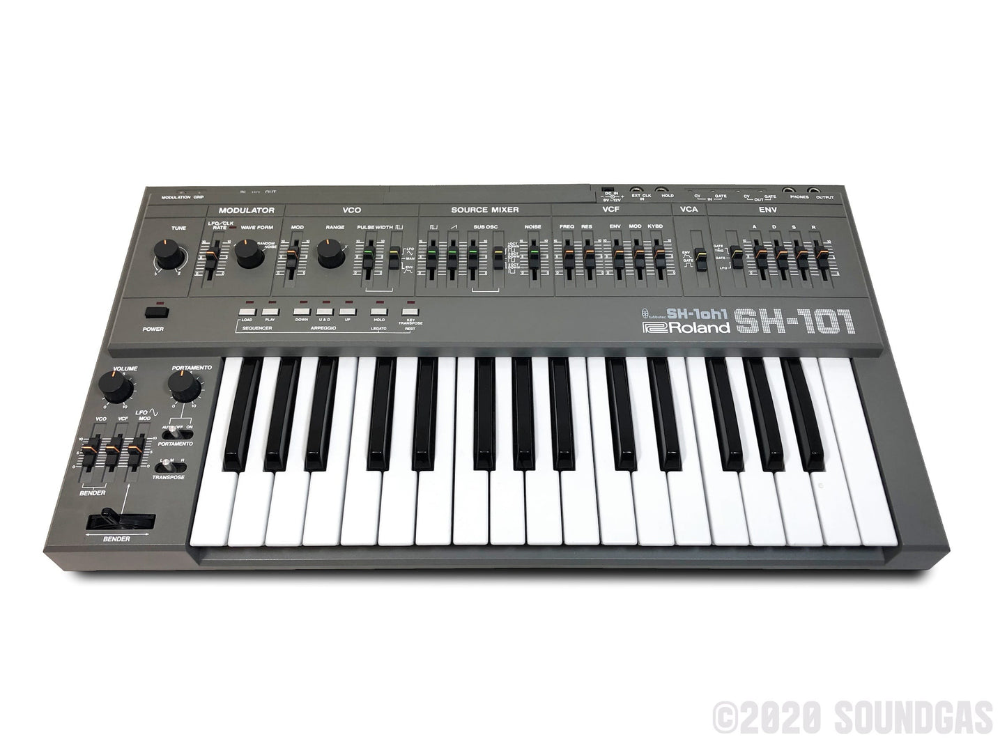 Roland SH-101 with MIDI