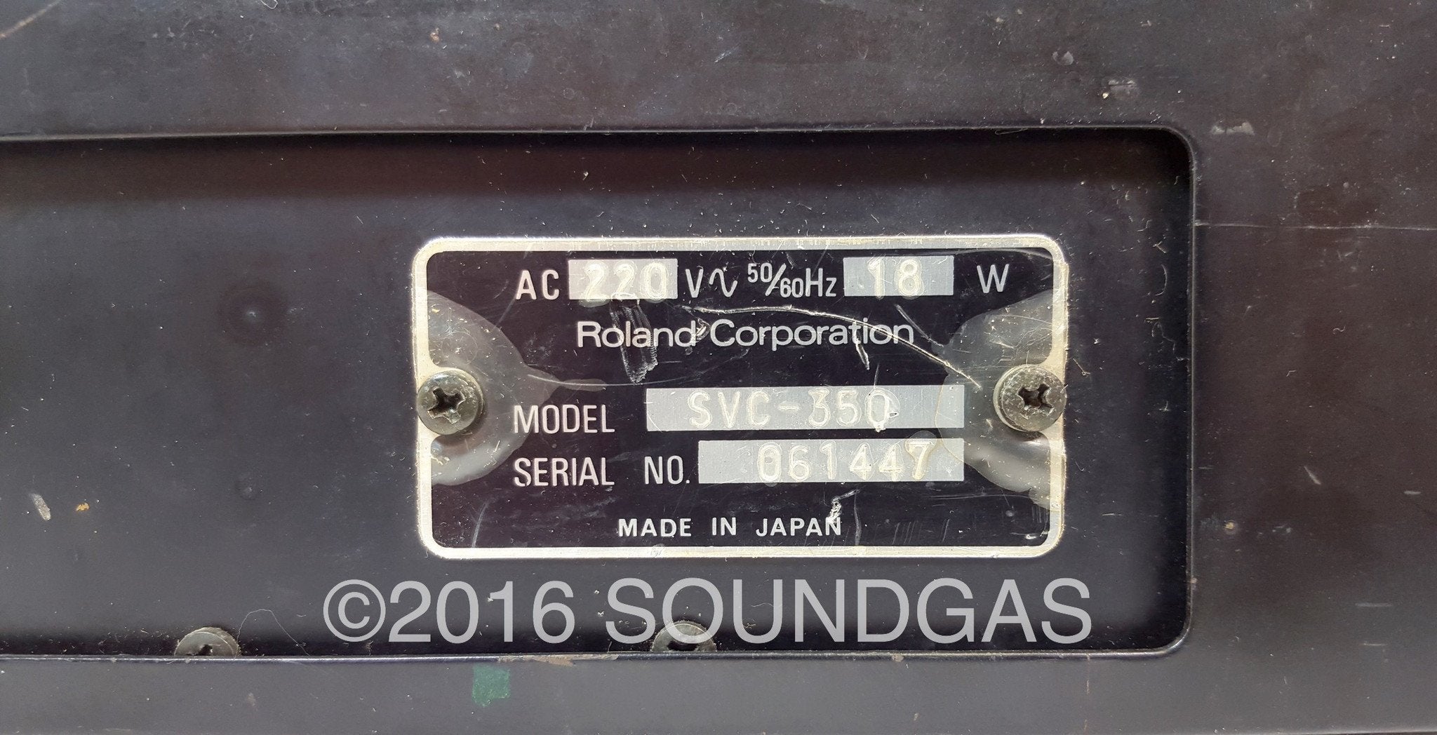 ROLAND SVC-350 VOCODER