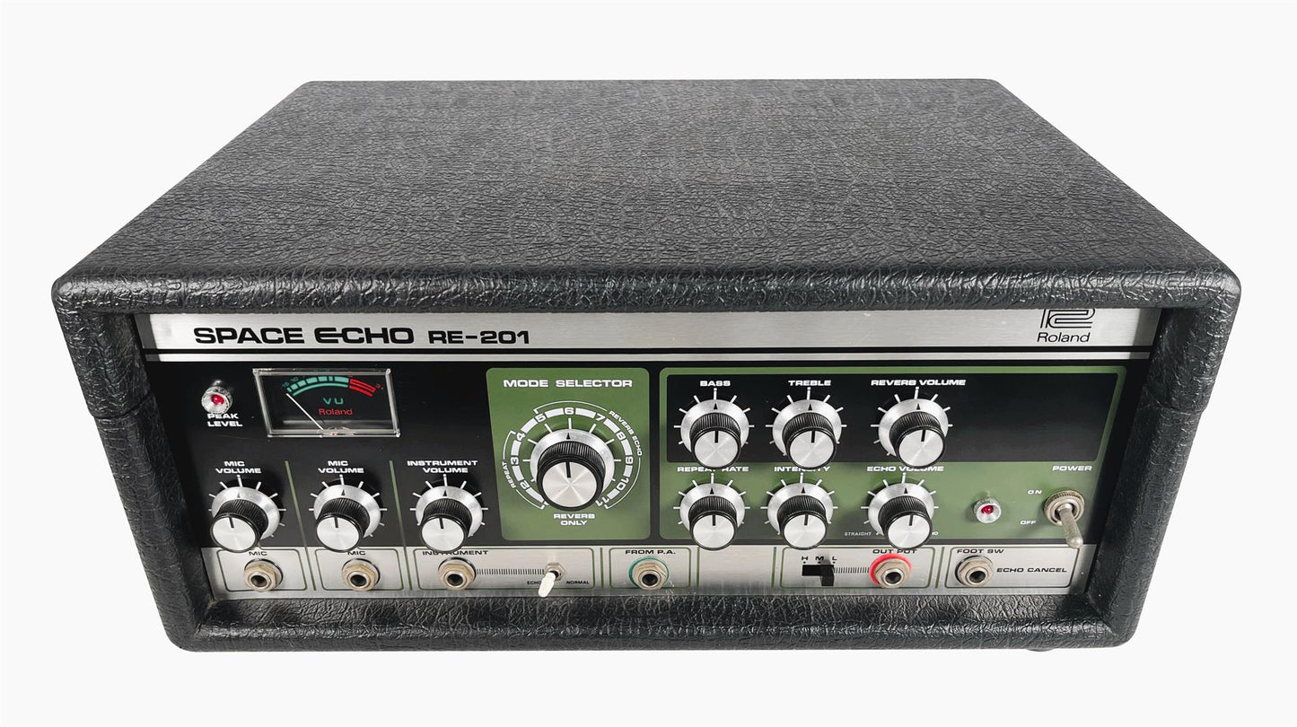 Roland RE-201 Space Echo, Early Preamp, Zero Head Gain