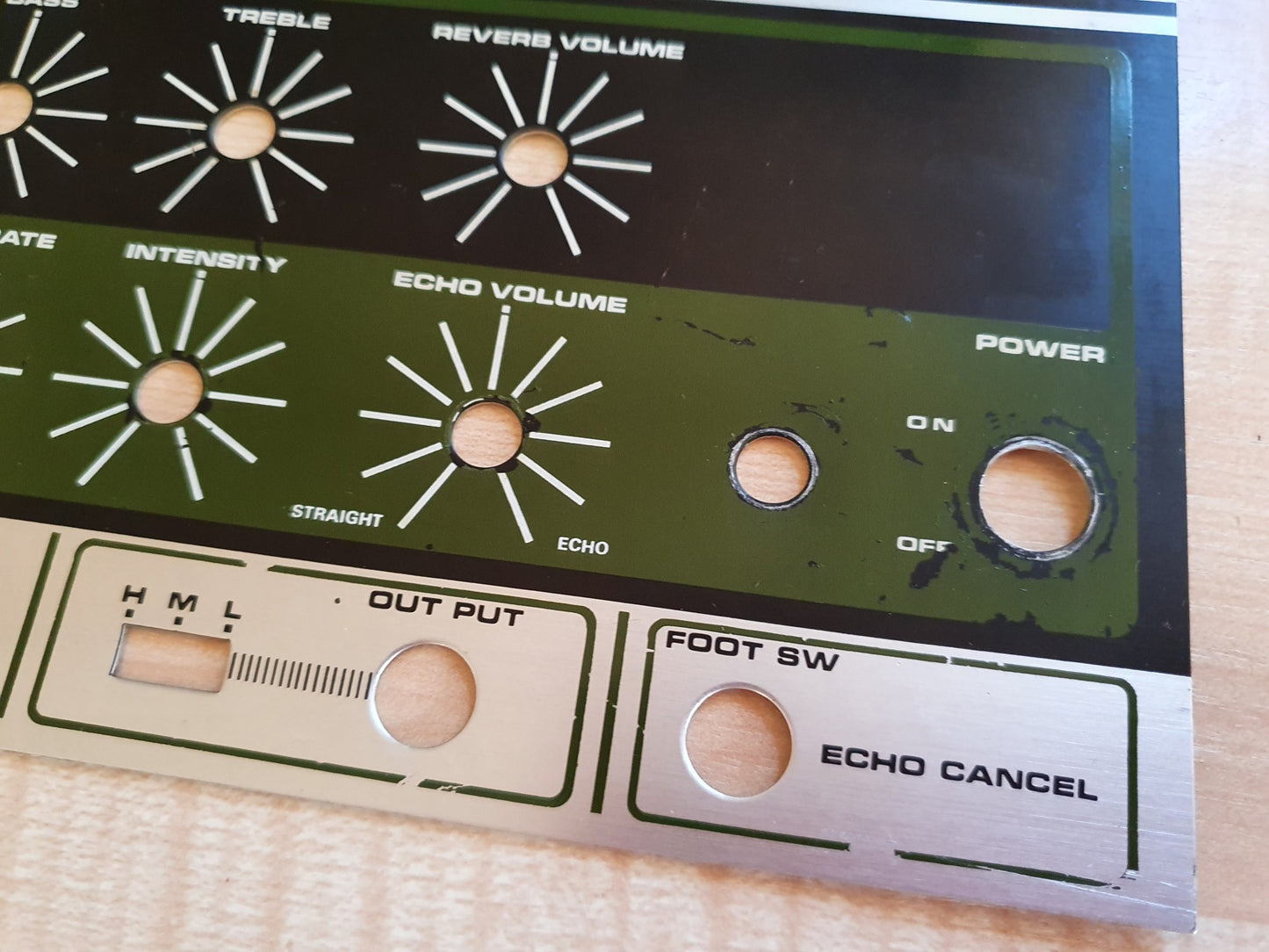 RE-201 Space Echo Front Panel