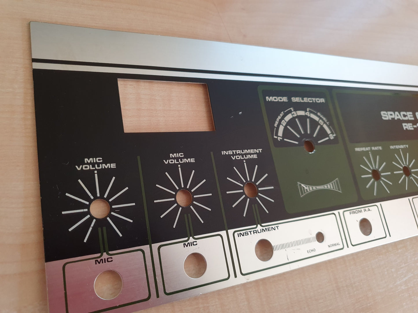 RE-101 Space Echo Front Panel