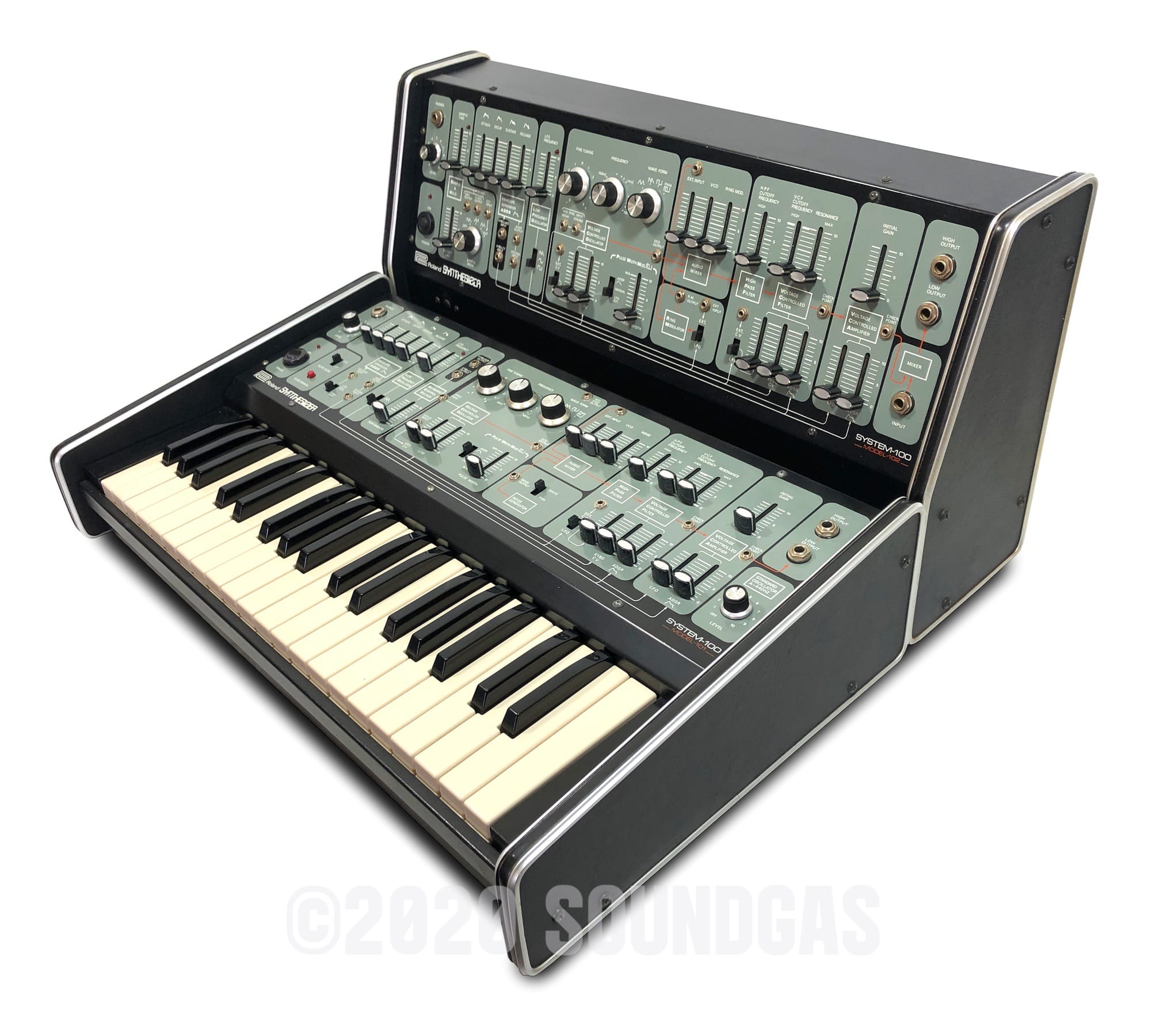 Pharmasonic 102 モジュラーシンセ Roland System-100 Model-102 ユーロラック - 楽器、器材