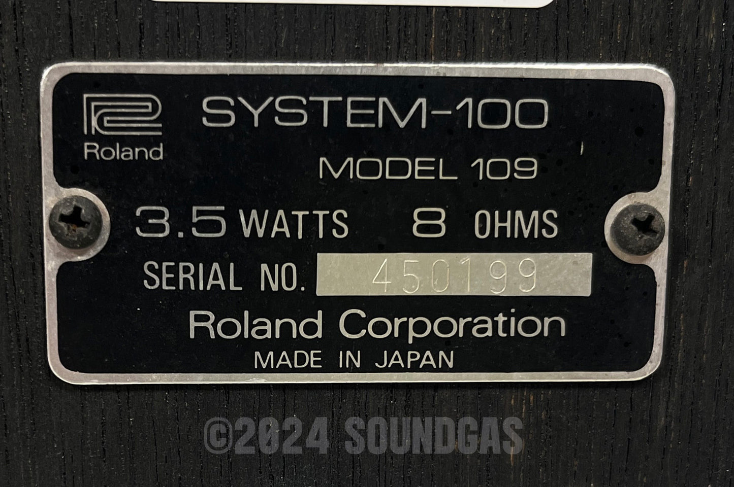 Roland System-100 Model 109 Speakers (Pair)