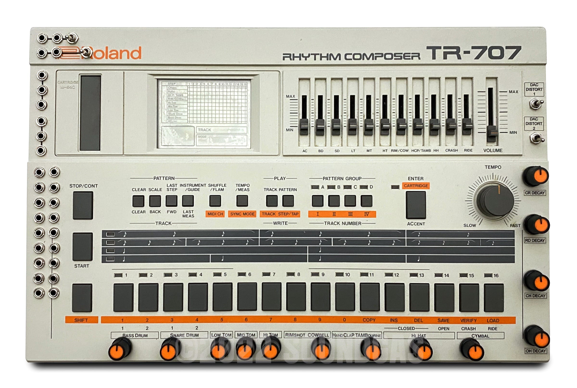 Roland TR-707 Circuitbent + Expanded (727 808 909, 4 Soundgas Banks) FOR  SALE