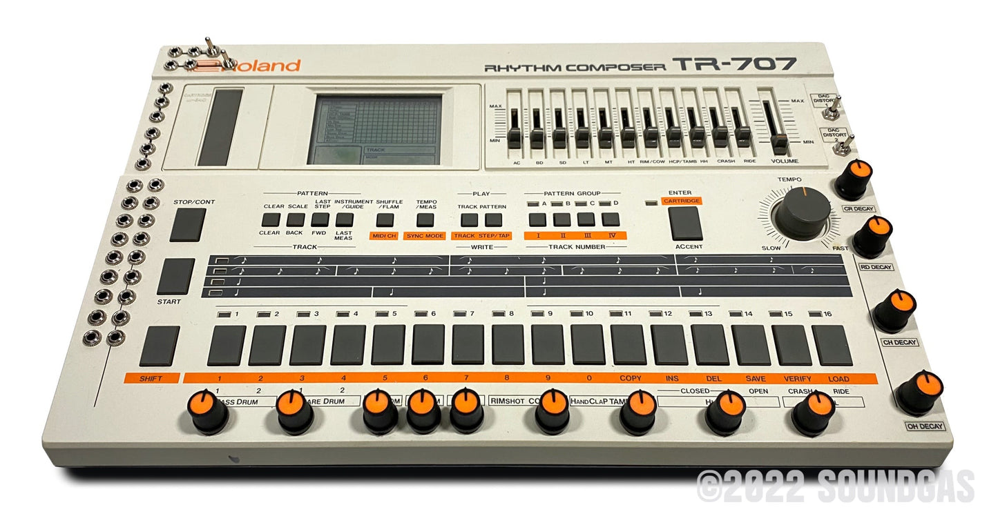 Roland TR-707 Circuitbent + Expanded (727 808 909, 4 Soundgas Banks)