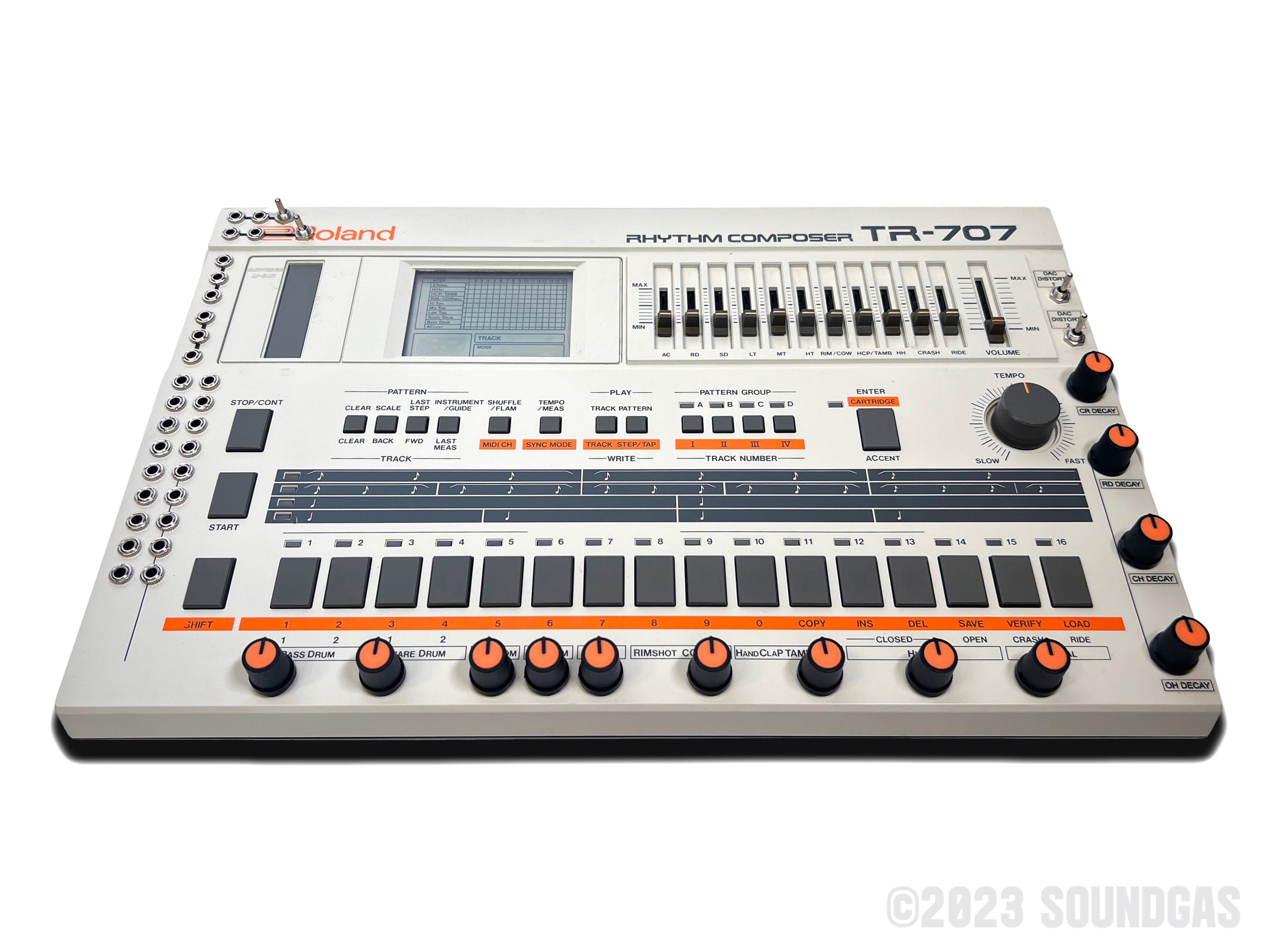 Roland TR-707 Circuitbent, Expanded (727 808 909 + 4 Soundgas Banks) FOR  SALE