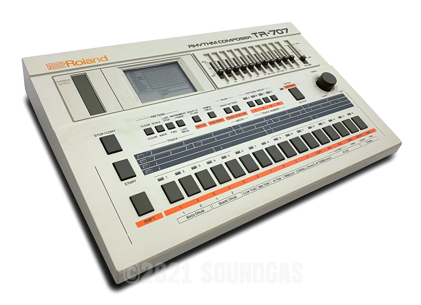 Roland TR-707 Expanded (727 808 909 plus 4 Soundgas Banks)