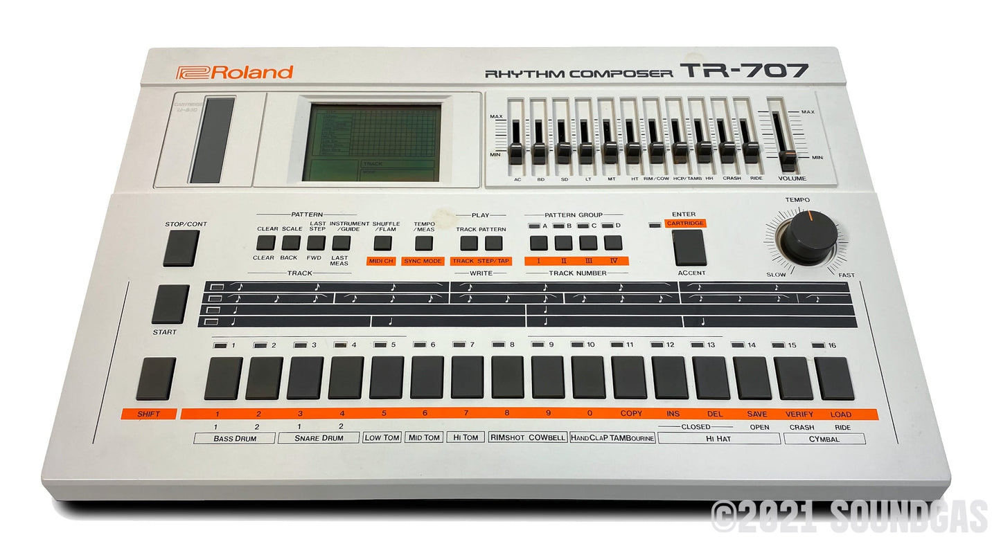 Roland TR-707 Expanded (727 808 909 Linn LM1 DMX) - Boxed