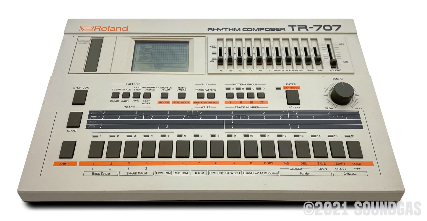 Roland TR-707 Expanded (727 808 909 Linn LM1 DMX)