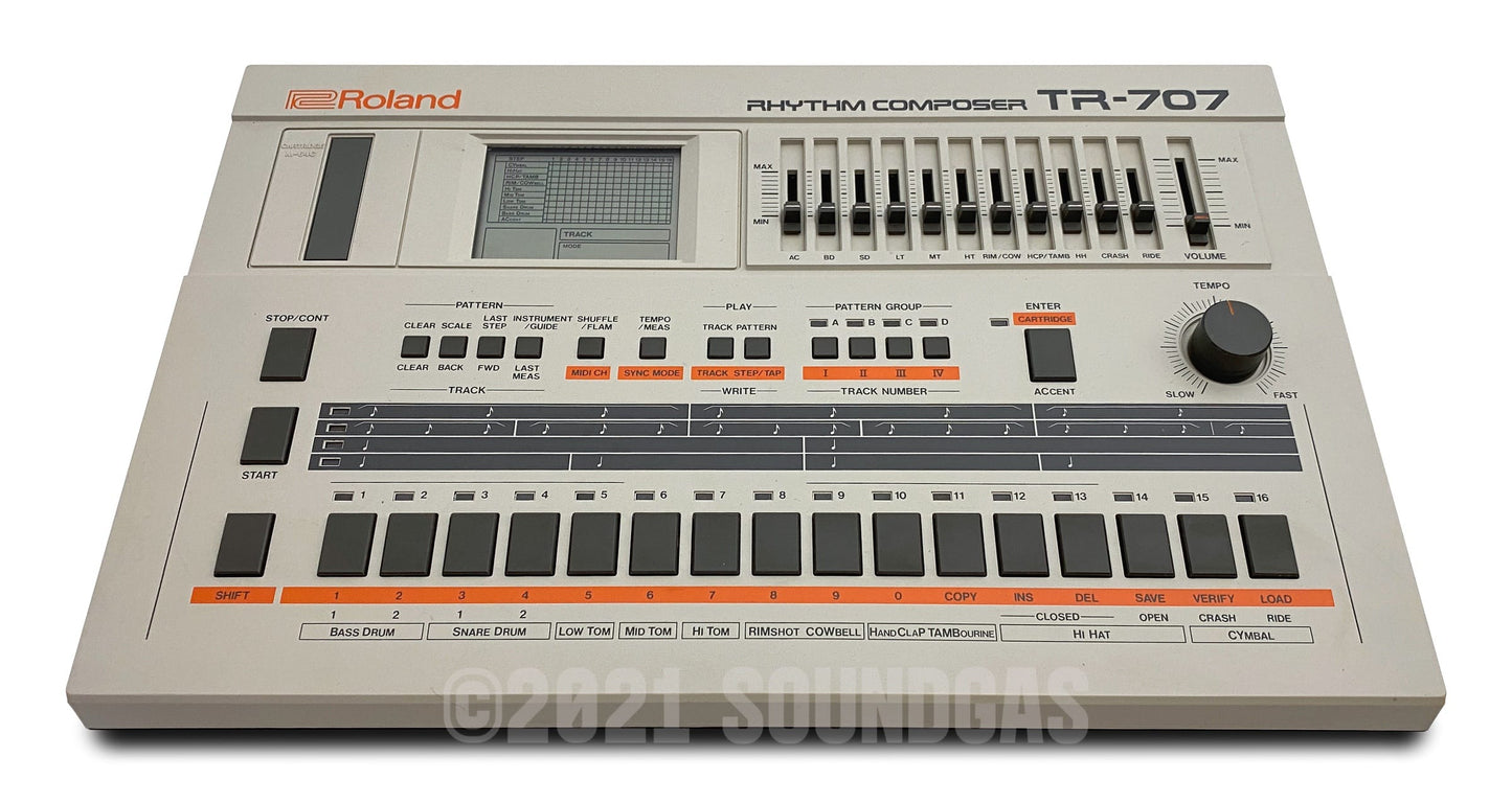 Roland TR-707 Expanded - Near Mint & Boxed (727 808 909 Linn LM1 DMX)