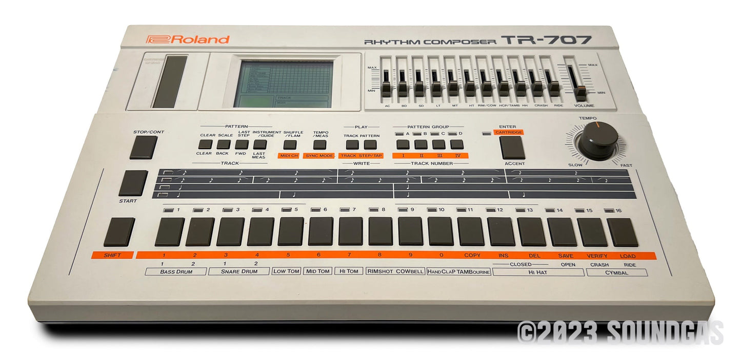 Roland TR-707 Expanded (727 808 909 plus 4 Soundgas Banks)