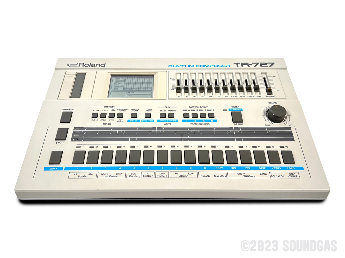 Roland TR-727 Expanded (707 808 909 plus 4 Soundgas Banks 