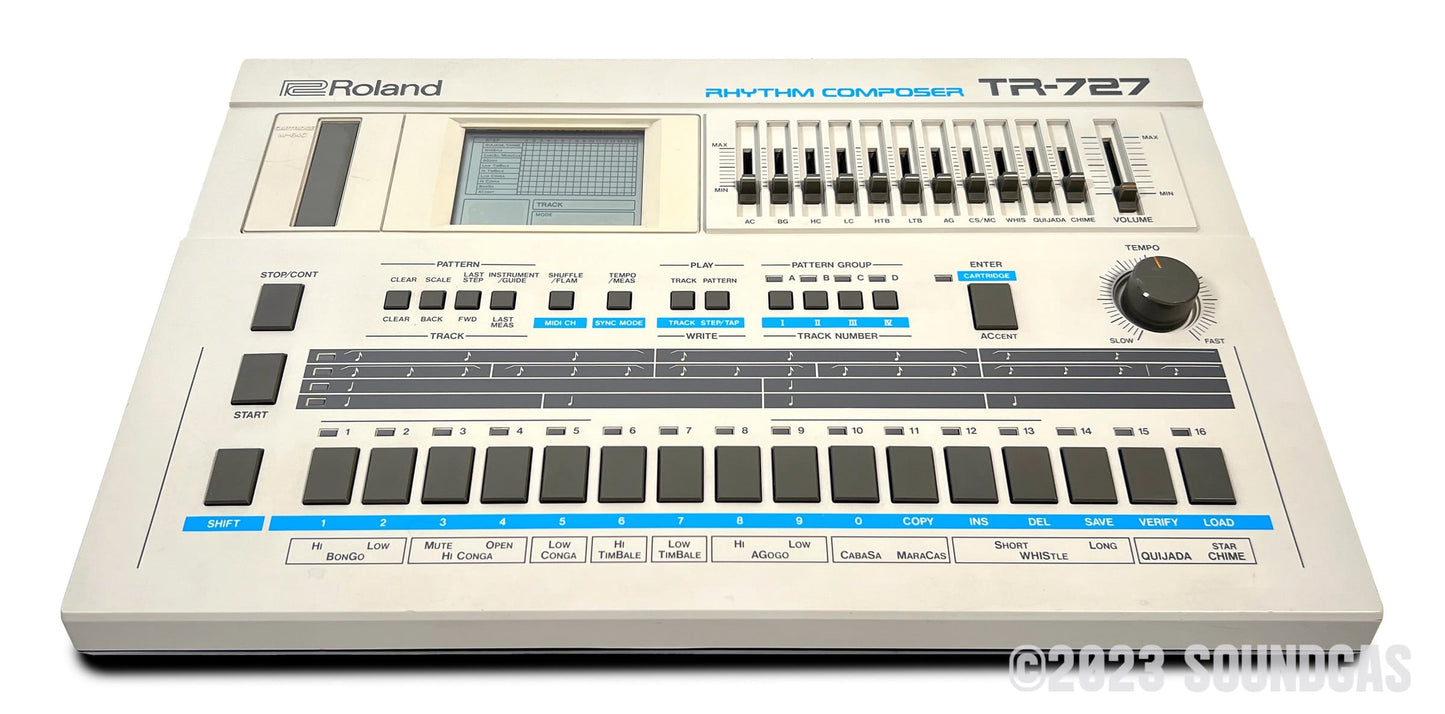 Roland TR-727 Expanded (707 808 909 plus 4 Soundgas Banks)