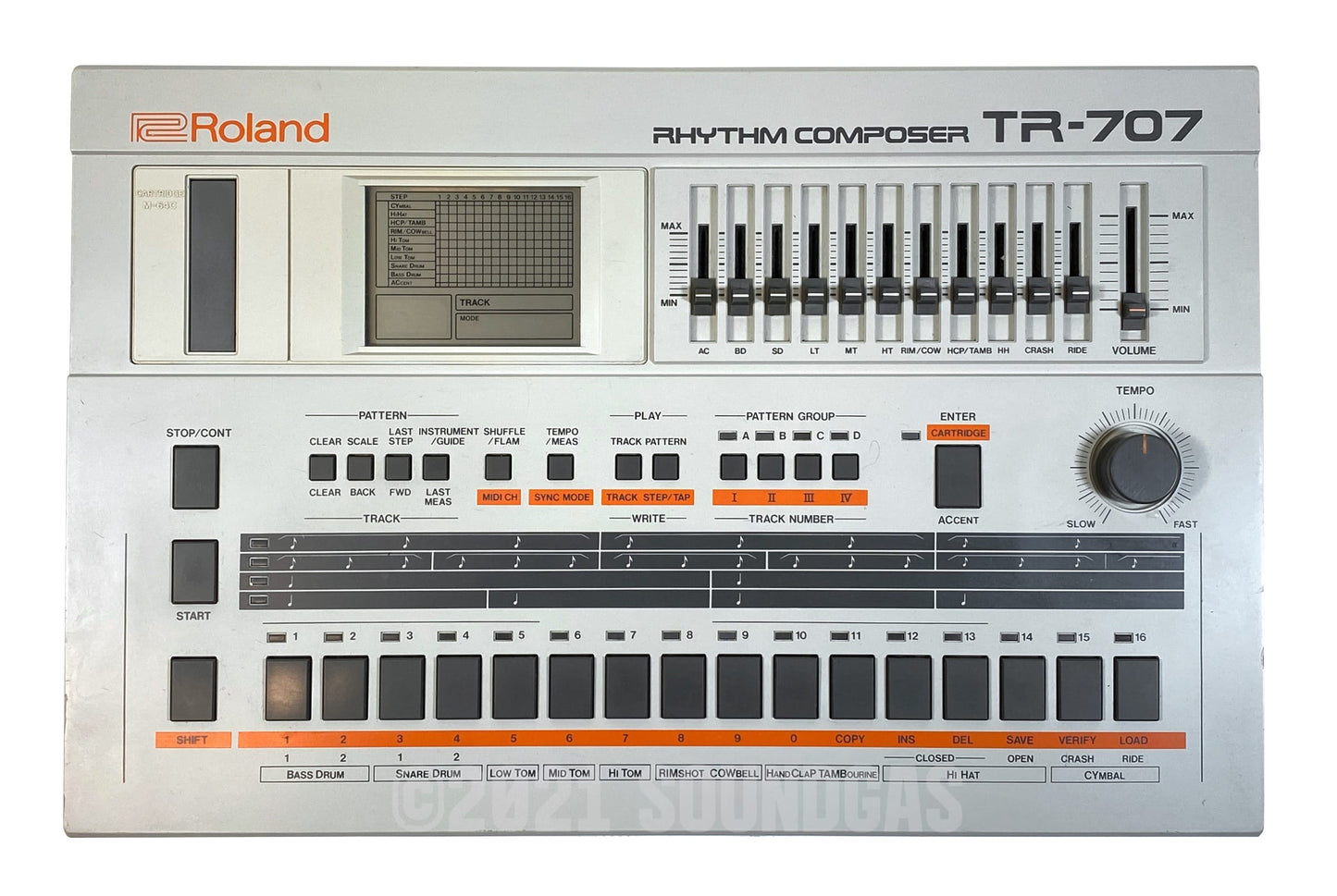 Roland TR-707 Expanded (727 808 909 Linn LM1 DMX)