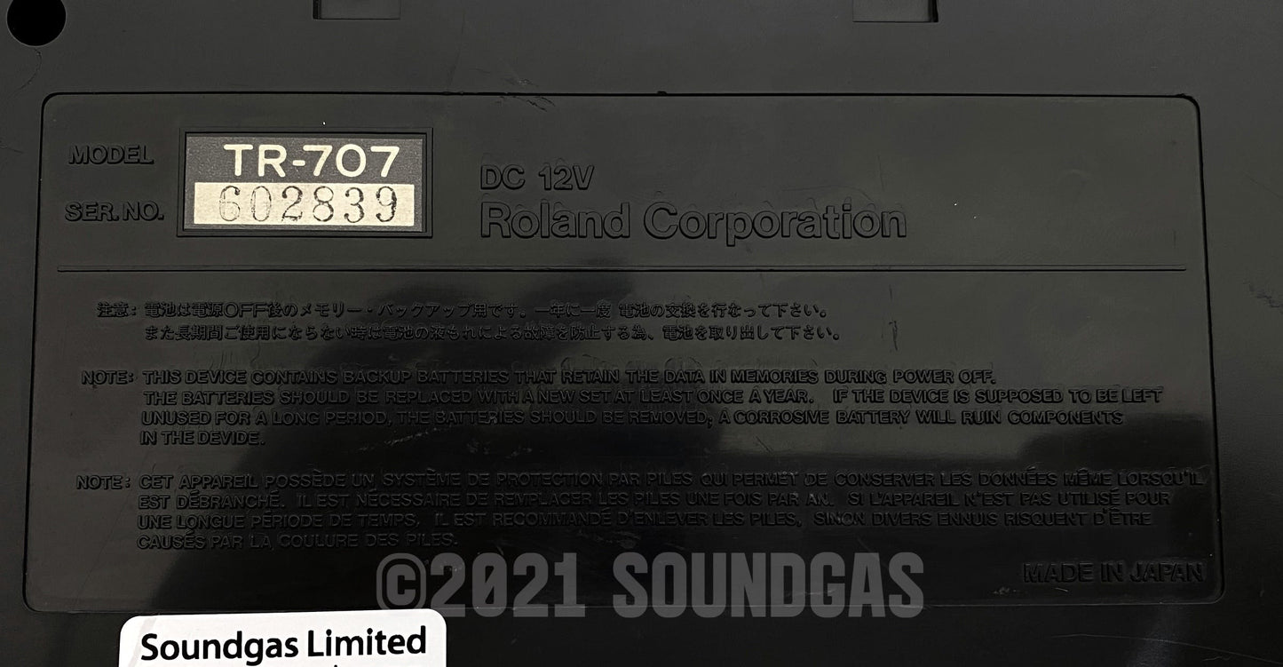 Roland TR-707 Expanded (727 808 909 Linn LM1 DMX)