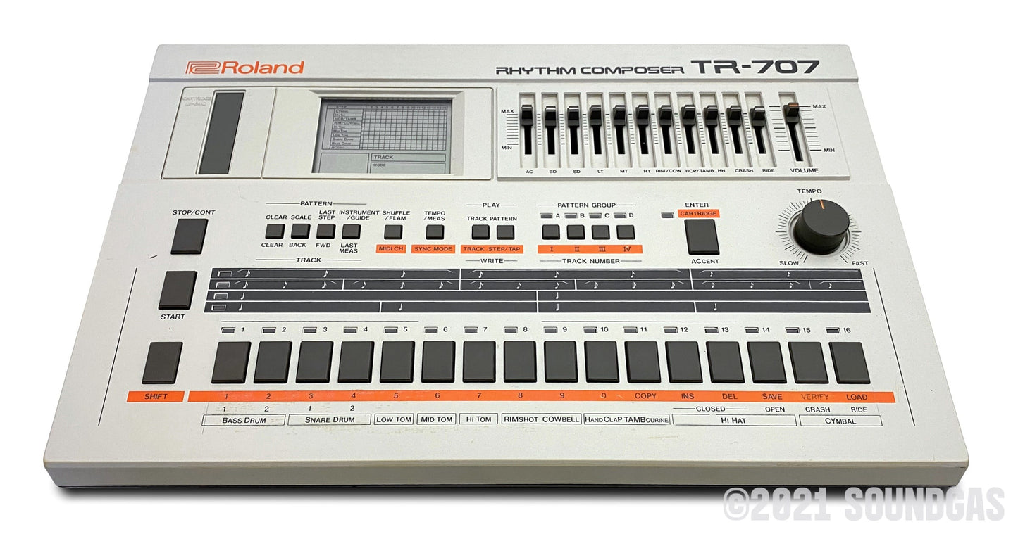 Roland TR-707 Expanded (727 808 909 Linn LM1 DMX)