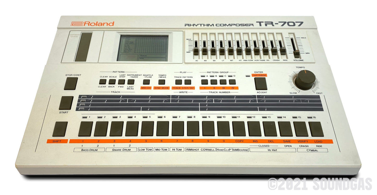 Roland TR-707 Expanded (727 808 909 plus 4 Soundgas Banks)