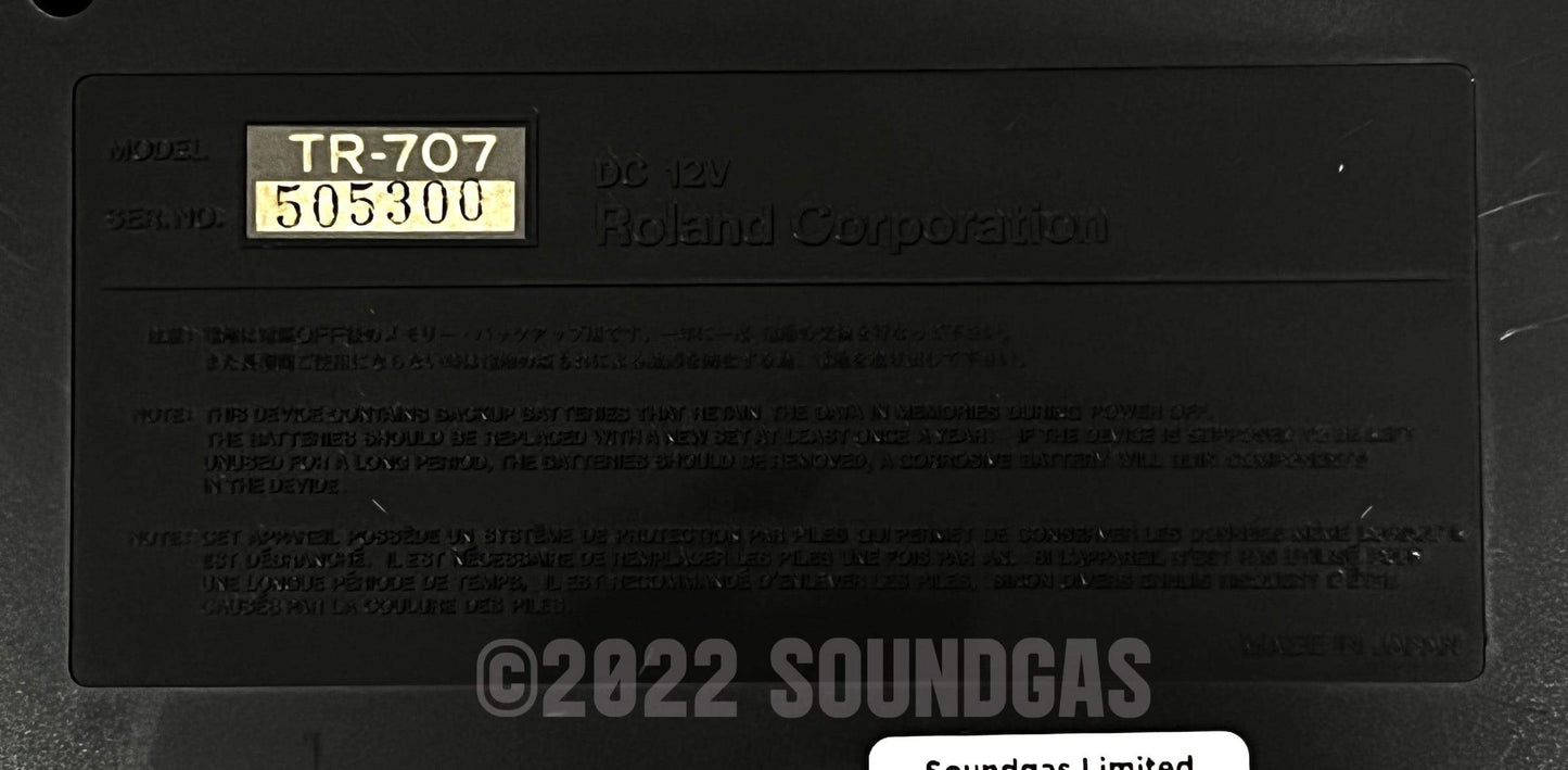 Roland TR-707 Circuitbent/Expanded (727 808 909 + 4 Soundgas Banks)