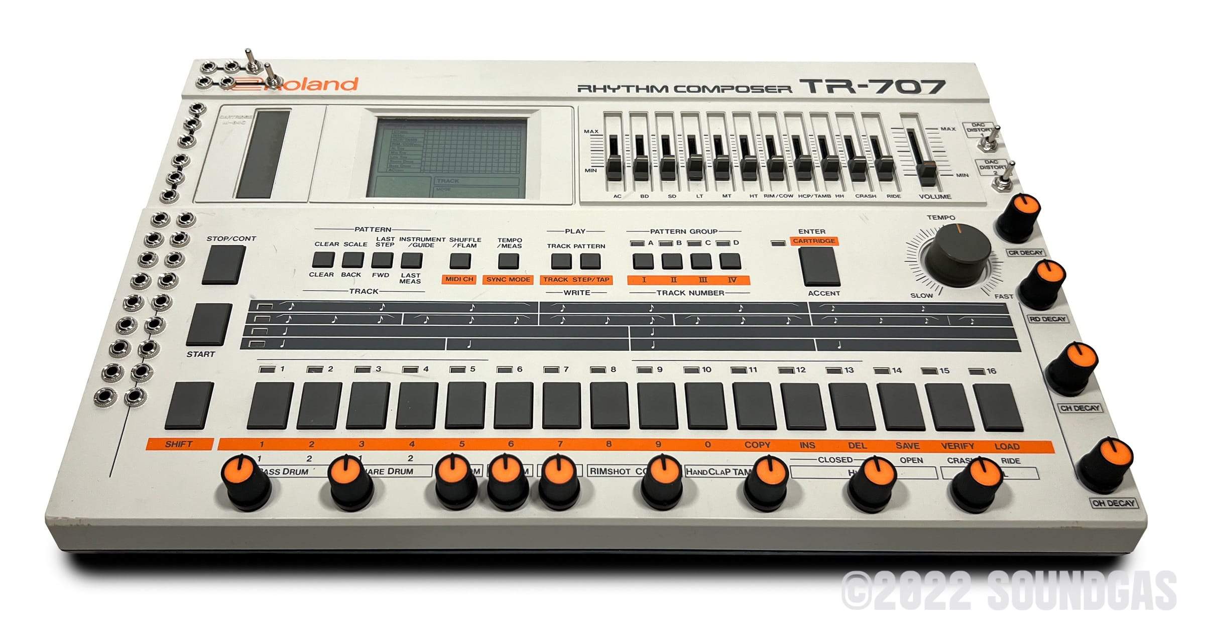 Roland TR-707 Circuitbent/Expanded (727 808 909 + 4 Soundgas Banks)