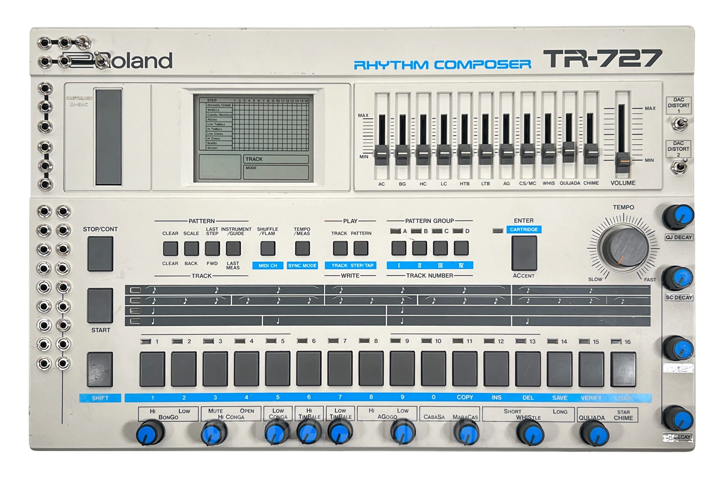 Roland TR-727 Circuitbent + Expanded (707 808 909, 4 Soundgas Banks) FOR  SALE