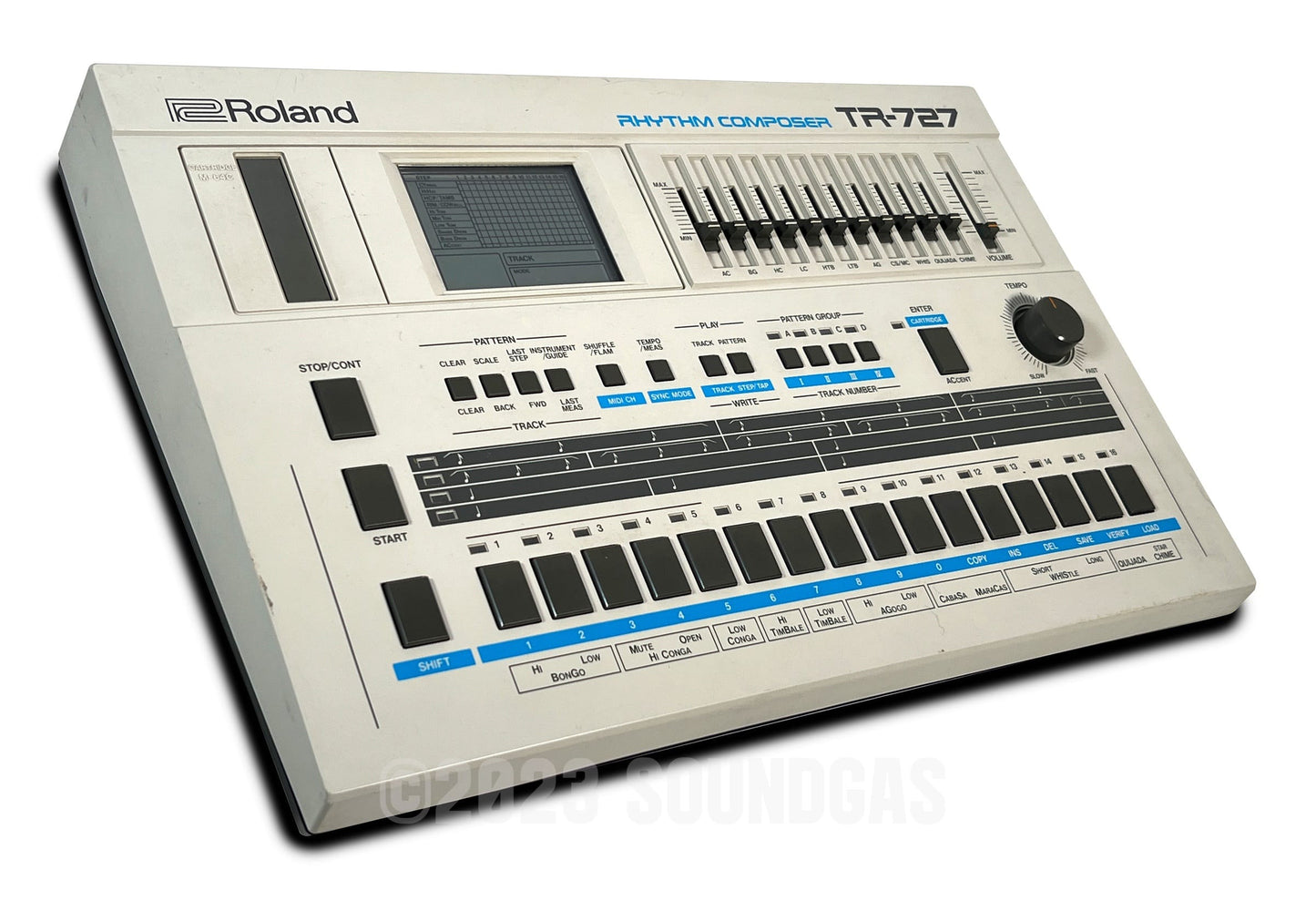 Roland TR-727 Expanded (707 808 909 plus 4 Soundgas Banks)