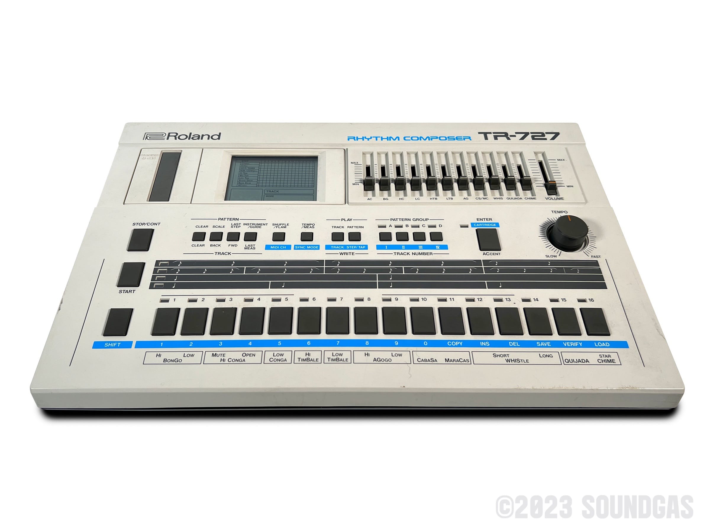 Roland TR-727 Expanded (707 808 909 plus 4 Soundgas Banks) FOR SALE