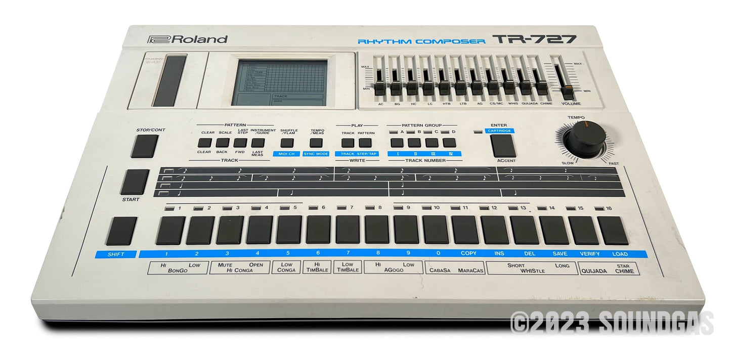 Roland TR-727 Expanded (707 808 909 plus 4 Soundgas Banks)