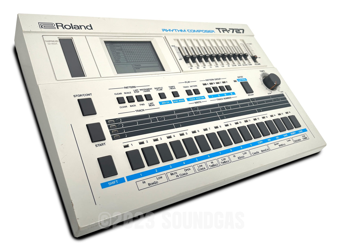 Roland TR-727 Expanded (707 808 909 plus 4 Soundgas Banks)