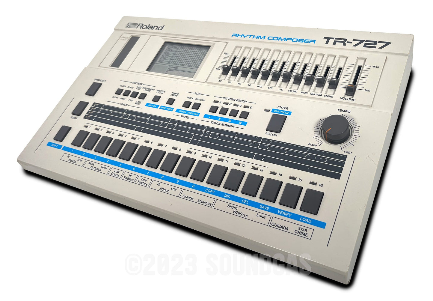 Roland TR-727 Expanded (707 808 909 plus 4 Soundgas Banks)